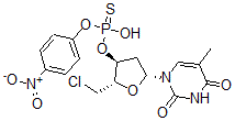 CAS#: 80214-54-6， 5'-Deoxy-5'-Chlorothymidine-3'-(4-Nitrophenyl)Phosphorothioate