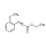 CAS#: 80220-94-6， Ethyl 3-(2-methoxyphenyl)-2-propynoate