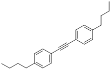 structure of CAS# 80221-11-0, 1,2-Di-(4-n-Butylphenyl)Acetylene;1-N-Butyl-4-[(4-N-Butylphenyl)Ethynyl]Benzene, 99+%;1-N-Butyl-4-[(4-Butylphenyl)Ethynyl]Benzene, 99+%;1-N-Butyl-4-[2-(4-Butylphenyl)-1-Ethynyl]Benzene