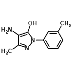 CAS#: 802257-11-0， 4-Amino-3-methyl-1-(3-methylphenyl)-1H-pyrazol-5-ol
