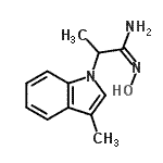 CAS#: 802263-48-5， N-Hydroxy-2-(3-methyl-1H-indol-1-yl)propanimidamide