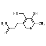 CAS#: 802280-60-0， 3-[5-Hydroxy-4-(hydroxymethyl)-6-methyl-3-pyridinyl]propanamide