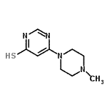 CAS#: 802314-51-8， 6-(4-Methyl-1-piperazinyl)-4(1H)-pyrimidinethione