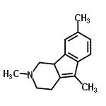 CAS#: 802318-65-6， 2,5,8-Trimethyl-2,3,4,9b-tetrahydro-1H-indeno[1,2-c]pyridine