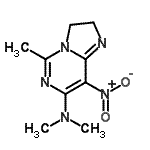 CAS#: 802326-61-0， N,N,5-Trimethyl-8-nitro-2,3-dihydroimidazo[1,2-c]pyrimidin-7-amine