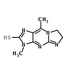 CAS#: 802328-96-7， 3,9-Dimethyl-6,7-dihydro-1H-imidazo[1,2-a]purine-2(3H)-thione