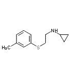 CAS#: 802554-64-9， N-{2-[(3-Methylphenyl)sulfanyl]ethyl}cyclopropanamine