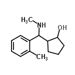 CAS#: 802559-26-8， 2-[(Methylamino)(2-methylphenyl)methyl]cyclopentanol