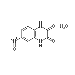 CAS#: 80257-46-1， 6-nitro-1,4-dihydroquinoxaline-2,3-dione hydrate