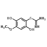 CAS#: 802574-68-1， 2,5-Dihydroxy-4-methoxyphenyl carbamimidothioate