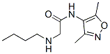 CAS 登录号：802593-28-8， 2-(丁基氨基)-N-(3,5-二甲基-4-异恶唑基)-乙酰胺