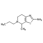 CAS#: 802600-68-6， 4-Methyl-5-propyl-4,5,6,7-tetrahydro[1,3]thiazolo[5,4-c]pyridin-2-amine