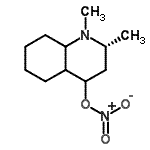 CAS#: 802874-82-4， (2R)-1,2-Dimethyldecahydro-4-quinolinyl nitrate