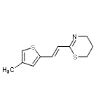 CAS#: 802884-55-5， 2-[(E)-2-(4-Methyl-2-thienyl)vinyl]-5,6-dihydro-4H-1,3-thiazine