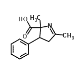 CAS 登录号：802885-21-8， 2,5-二甲基-3-苯基-3,4-二氢-2H-吡咯-2-羧酸