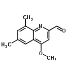 CAS#: 802906-31-6， 4-Methoxy-6,8-dimethyl-2-quinolinecarbaldehyde
