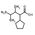 CAS#: 802918-62-3， 2-Cyclopentyl-3,4-dimethylpentanoic acid