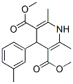 CAS#: 80307-08-0， 1,4-Dihydro-2,6-Dimethyl-4-(3-Methylphenyl)-3,5-Pyridinedicarboxylic Acid Dimethyl Ester