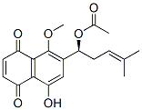 CAS#: 80348-65-8， (-)-6-[(S)-1-Acetoxy-4-Methyl-3-Pentenyl]-8-Hydroxy-5-Methoxy-1,4-Naphthalenedione
