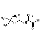 CAS#: 80354-38-7， (2S)-2-({[(2-Methyl-2-propanyl)oxy]carbonyl}amino)propanethioic S-acid