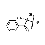 CAS#: 803612-83-1， 2-Amino-3,3,3-trifluoro-2-methyl-1-phenyl-1-propanone