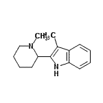 CAS#: 803651-86-7， 3-Methyl-2-(1-methyl-2-piperidinyl)-1H-indole