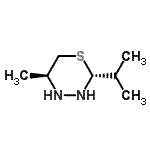 CAS#: 80494-44-6， (2R,5S)-2-Isopropyl-5-methyl-1,3,4-thiadiazinane