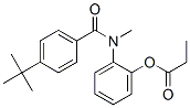 CAS#: 80495-81-4， 4-(1,1-Dimethylethyl)-N-Methyl-N-(2-(1-Oxopropoxy)Phenyl)-Benzamide