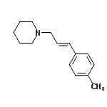 CAS#: 805183-46-4， 1-[(2E)-3-(4-Methylphenyl)-2-propen-1-yl]piperidine