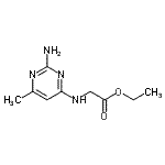 CAS#: 805184-69-4， Ethyl N-(2-amino-6-methyl-4-pyrimidinyl)glycinate