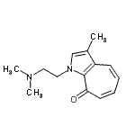 CAS#: 805185-61-9， 1-[2-(Dimethylamino)ethyl]-3-methylcyclohepta[b]pyrrol-8(1H)-one