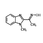 CAS#: 80521-50-2， (1E)-N-Hydroxy-1-(1-methyl-1H-benzimidazol-2-yl)ethanimine