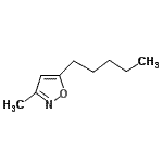 CAS#: 80536-46-5， 3-Methyl-5-pentyl-1,2-oxazole
