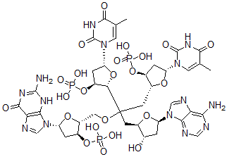 CAS#: 80565-17-9， 2'-Deoxyadenylyl(3'-5')Thymidylyl(3'-5')Deoxyguanosylyl(3'-5')Thymidine