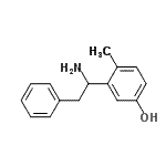 CAS#: 806603-61-2， 3-(1-Amino-2-phenylethyl)-4-methylphenol