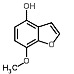 CAS#: 80673-27-4， 7-Methoxy-1-benzofuran-4-ol
