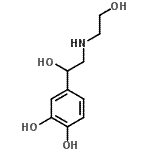 CAS#: 807284-07-7， 4-{1-Hydroxy-2-[(2-hydroxyethyl)amino]ethyl}-1,2-benzenediol