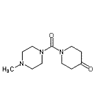 CAS#: 807326-49-4， 1-[(4-Methyl-1-piperazinyl)carbonyl]-4-piperidinone