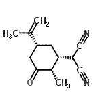 CAS#: 807368-54-3， [(1R,2S,5R)-5-Isopropenyl-2-methyl-3-oxocyclohexyl]malononitrile