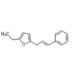 CAS#: 807369-92-2， 2-Ethyl-5-[(2E)-3-phenyl-2-propen-1-yl]furan