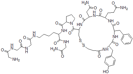 CAS#: 80741-20-4， 1-Deamino-Triglycyl-8-Lysine-Vasopressin