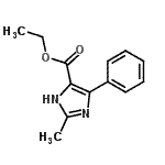 CAS 登录号：807624-22-2， 乙基2-甲基-4-苯基-1H-咪唑-5-羧酸酯