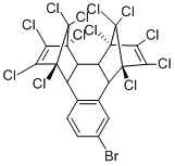 CAS#: 80789-65-7， 10-bromo-1,2,3,4,5,6,7,8,13,13,14,14-dodecachloro-1,4,4a,4b,5,8,8a,12b-octahydro-1,4:5,8-Dimethanotriphenylene