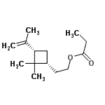 CAS#: 808229-87-0， 2-[(1R,3S)-3-Isopropenyl-2,2-dimethylcyclobutyl]ethyl propionate