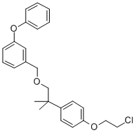 CAS#: 80854-09-7， 1-((2-(4-(2-Chloroethoxy)Phenyl)-2-Methylpropoxy)Methyl)-3-Phenoxybenzene