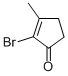 structure of CAS# 80963-36-6, 2-Bromo-3-Methyl-2-Cyclopenten-1-One;2-BROMO-3-METHYL-2-CYCLOPENTEN-1-ONE, 98;2-BROMO-3-METHYL-2-CYCLOPENTEN-1-ONE