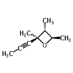 CAS#: 80992-51-4， (2R,3R,4R)-2,3,4-Trimethyl-2-(1-propyn-1-yl)oxetane