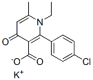 CAS#: 81052-29-1， Potassium 2-(4-Chlorophenyl)-1-Ethyl-6-Methyl-4-Oxo-Pyridine-3-Carboxylate