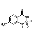 CAS#: 810661-23-5， 7-Methyl-1H-2,1,3-benzothiadiazin-4(3H)-one 2,2-dioxide
