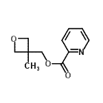 CAS#: 810671-82-0， (3-Methyl-3-oxetanyl)methyl 2-pyridinecarboxylate